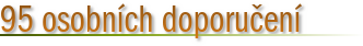 95 osobních doporučení